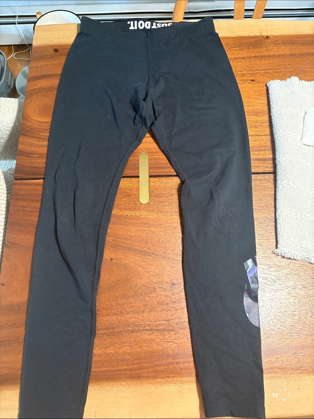 Women Black Athletic Leggings